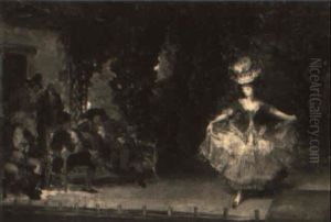 Scene De Cabaret Ou La Representation by Pierre Outin