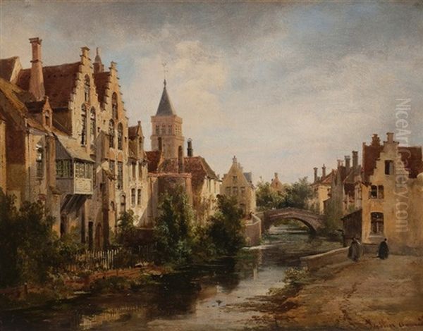 Vue De Bruges, Partie Orientale Des Bords De La Reye - view 1