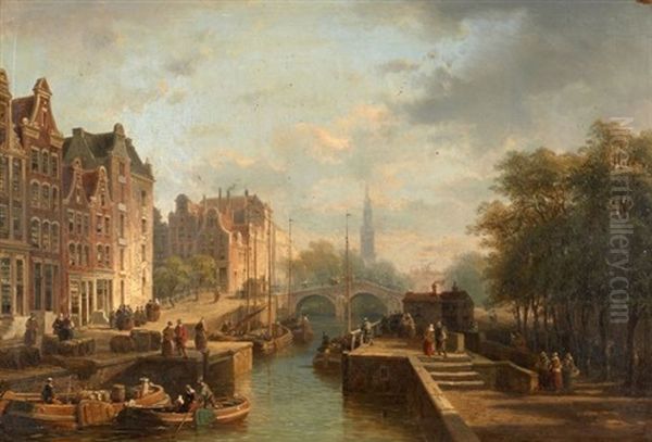 Canal A Amsterdam - view 1