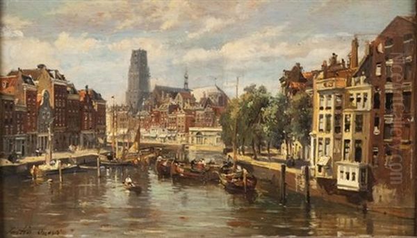 Les Canaux A Amsterdam - view 1