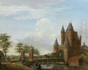 The Amsterdamse Poort, Haarlem by Isaac Ouwater