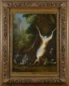 Nature Morte Au Lievre Et Aux Perdrix Grises by Isaac Ouwater