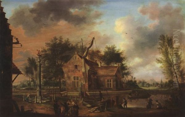 Fogado A Szokello Szarvashoz Szt. Mihaly Kutnal (hostelry To The Vaulting Deer By The St. Michael Well) - view 1