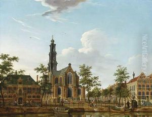 A View Of The Westerkerk Seen From Across The Keizersgracht, Amsterdam