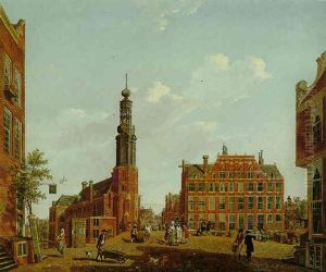 Amsterdam: A View Of The Mint Tower by Isaac Ouwater