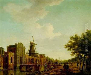 Utrecht, The Catharijnepoort by Isaac Ouwater