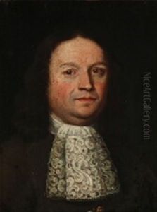 Portrait Of A Gentleman With A White Collar by Juergen Ovens