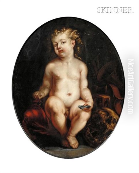 Vanitas Still Life With Boy - view 1