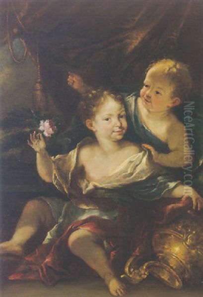 Portrait Of Two Children - view 1
