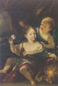 Portrait Of Two Children Portrait Of Two Children