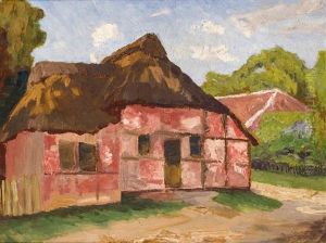 Slottschun In Worpswede by Fritz Overbeck