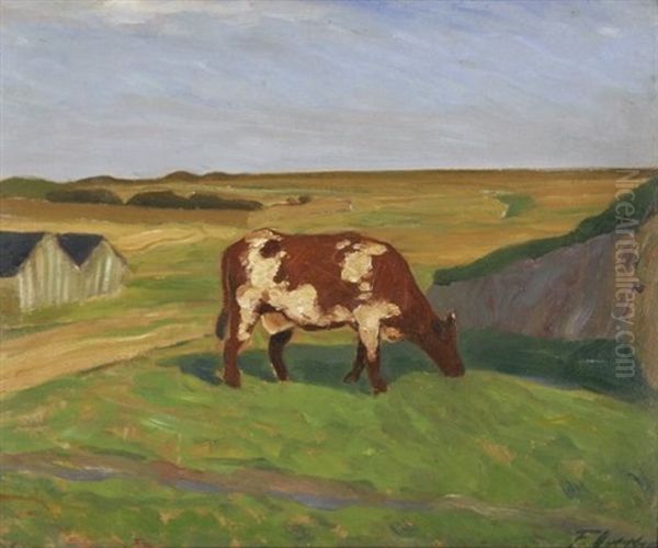 Weidende Kuh - view 1