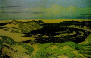 Das Tal Des Schweigens (lister Dunen Auf Sylt) by Fritz Overbeck