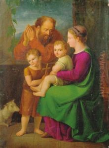 Heilige Familie Mit Dem Johannesknaben Heilige Familie Mit Dem Johannesknaben