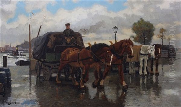 Sleperswagen Op De Kade - view 1