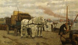 Working Horses On The Rotterdam Docks