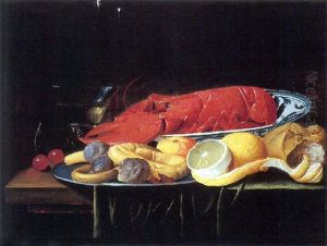 Nature Morte Au Homard by Pieter van Overschee