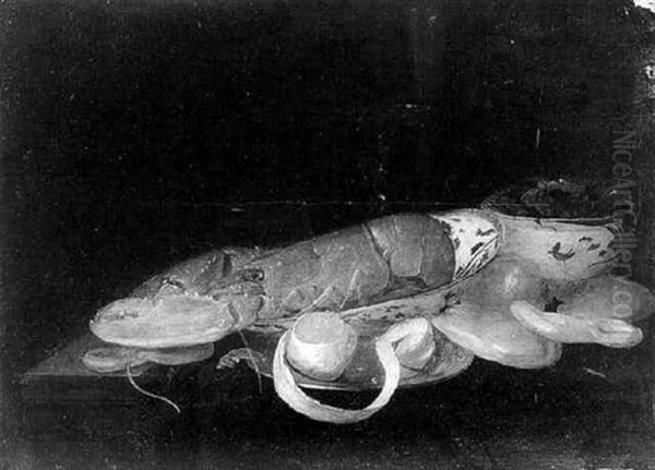 Nature Morte Au Homard Et Plat De Delft - view 1