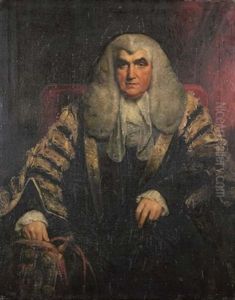 Portrait Of John Scott, 1st Earl Of Eldon In Robes, His Right Hand Holding The Chancellor's Bourse Portrait Of John Scott, 1st Earl Of Eldon In Robes, His Right Hand Holding The Chancellor's Bourse