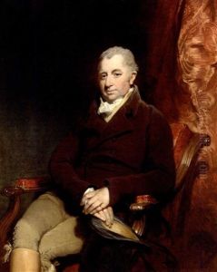 Portrait Of Sir Charles Morgan, 2nd Bt. In A Brown Coat And Buff Breeches, Seated In An Armchair By A Draped Red Curtain
