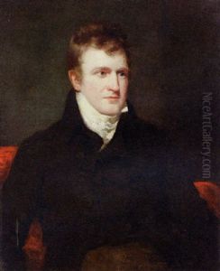 Portrait Of A Gentleman, Wearing A Brown Jacket