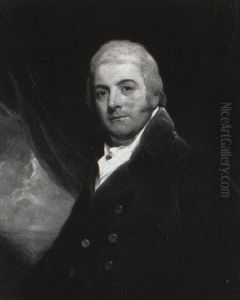 Portrait Of A Gentleman (mr. Courtney?) Wearing A Grey Velvet Jacket Portrait Of A Gentleman (mr. Courtney?) Wearing A Grey Velvet Jacket
