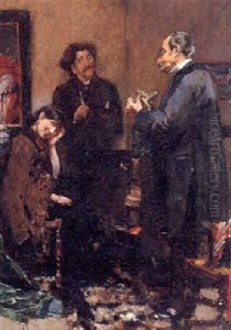 Dans L'atelier De L'artiste by David Oyens