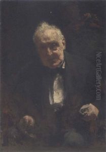 Study Of Seated Gentleman by Pierre Oyens