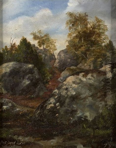 Le Rocher Cuvier A Barbizon - view 1
