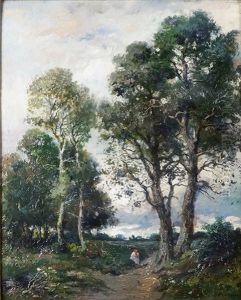 Croisee Des Chemins A L'oree De La Foret by Laszlo Paal