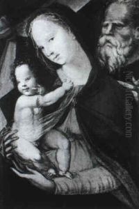 Sacra Famiglia by Girolamo Del Pacchia