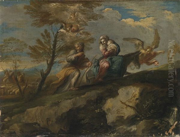 The Flight Into Egypt - view 1