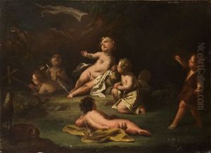 Giochi Di Putti by Giovanni Battista Ranieri del Pace