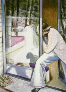Saliendo A La Terraza by Joaquin Pacheco
