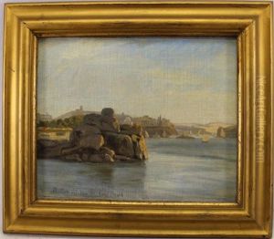 Painting Of A Coastal Scene by Wilhelm Pacht