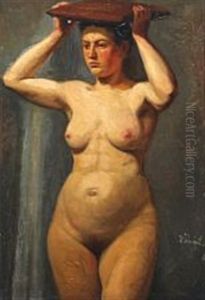 Female Nude by Wilhelm Pacht