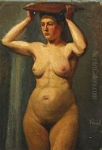 Portrait Of A Woman by Wilhelm Pacht