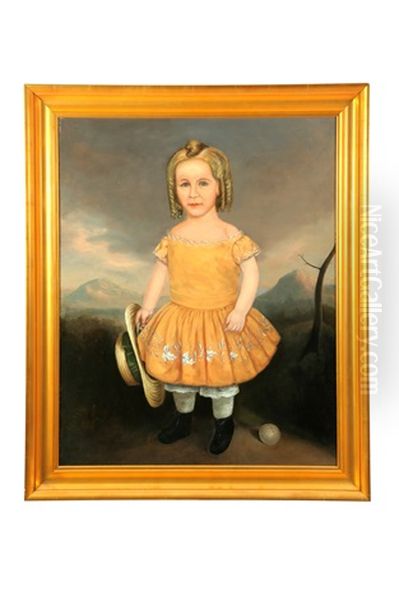 Naive Image Of A Young Girl - view 1