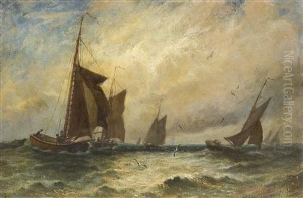 Boats At Sea - view 1