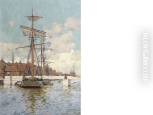 In Port; A Pair Of Marine Studies (pair) by Charles Murray Padday
