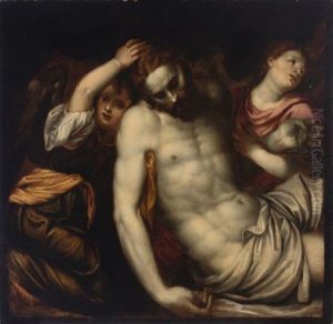 The Lamentation Of Christ by Padovanino