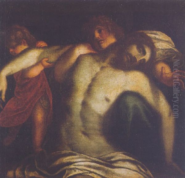 Christ Supported By Angels - view 1