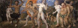 Frohlicher Reigen Mit Fauen by Paul Paede