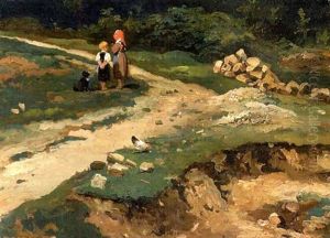 Kinder Mit Hund Auf Der Wiese