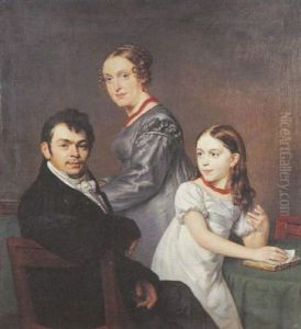 Portrait De Famille by Joseph Paelinck