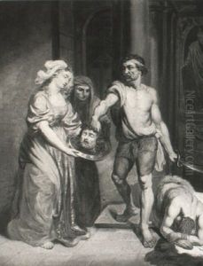 Salome Receiving The Head Of John The Baptists by Joseph Paelinck