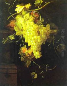 Stilleben Mit Einer Grosen Weintraube by Thomas De Paep