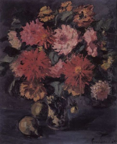 Dahlien In Einer Vase - view 1