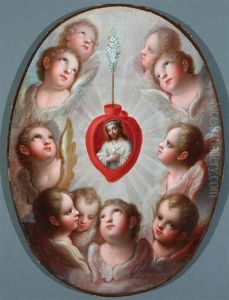 Angels Adoring The Sacred Heart