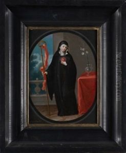 Santa Gertrudis Magna by Jose De Paez